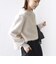 【WEB限定】〈手洗い可能〉バルフィー ロング シャギー ボトルネック プルオーバー