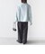 【WEB限定】〈手洗い可能〉バルフィー ロング シャギー ボトルネック プルオーバー