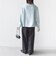 【WEB限定】〈手洗い可能〉バルフィー ロング シャギー ボトルネック プルオーバー