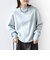 【WEB限定】〈手洗い可能〉バルフィー ロング シャギー ボトルネック プルオーバー