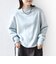 【WEB限定】〈手洗い可能〉バルフィー ロング シャギー ボトルネック プルオーバー