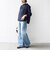 【WEB限定】〈手洗い可能〉バルフィー ロング シャギー ボトルネック プルオーバー