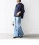 【WEB限定】〈手洗い可能〉バルフィー ロング シャギー ボトルネック プルオーバー