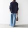 【WEB限定】〈手洗い可能〉バルフィー ロング シャギー ボトルネック プルオーバー