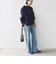 【WEB限定】〈手洗い可能〉バルフィー ロング シャギー ボトルネック プルオーバー