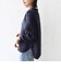 【WEB限定】〈手洗い可能〉バルフィー ロング シャギー ボトルネック プルオーバー