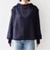 【WEB限定】〈手洗い可能〉バルフィー ロング シャギー ボトルネック プルオーバー