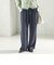 〈手洗い可能〉サテン ドロスト パンツ