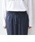 〈手洗い可能〉サテン ドロスト パンツ