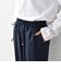 〈手洗い可能〉サテン ドロスト パンツ