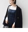 〈手洗い可能〉スノー クラッシュ ポリエステル ベロア サイド スリット キャミ