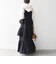 bon_meur:〈洗濯機可能〉ロゴ エンブロイダリー ティアード キャミ ワンピース