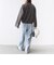〈手洗い可能〉コットン ポリエステル ベロア ワイド スリーブ