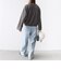 〈手洗い可能〉コットン ポリエステル ベロア ワイド スリーブ