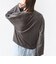 〈手洗い可能〉コットン ポリエステル ベロア ワイド スリーブ