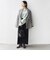 〈手洗い可能〉コットン ポリエステル ベロア ワイド スリーブ