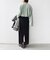 〈手洗い可能〉コットン ポリエステル ベロア ワイド スリーブ