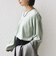 〈手洗い可能〉コットン ポリエステル ベロア ワイド スリーブ