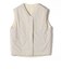 SHIPS Primary Navy Label:〈手洗い可能〉スクエア キルト リバーシブル ジレ