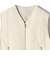 SHIPS Primary Navy Label:〈手洗い可能〉スクエア キルト リバーシブル ジレ