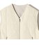 SHIPS Primary Navy Label:〈手洗い可能〉スクエア キルト リバーシブル ジレ