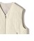 SHIPS Primary Navy Label:〈手洗い可能〉スクエア キルト リバーシブル ジレ