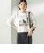 【SHIPS別注】Odub: フォト プリント クロップド ロングスリーブ TEE