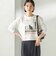 【SHIPS別注】Odub: フォト プリント クロップド ロングスリーブ TEE