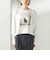 【SHIPS別注】Odub: フォト プリント クロップド ロングスリーブ TEE