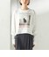【SHIPS別注】Odub: フォト プリント クロップド ロングスリーブ TEE
