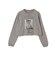 【SHIPS別注】Odub: フォト プリント クロップド ロングスリーブ TEE