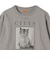 【SHIPS別注】Odub: フォト プリント クロップド ロングスリーブ TEE