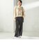 【SHIPS別注】Odub: フォト プリント クロップド ロングスリーブ TEE