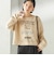 【SHIPS別注】Odub: フォト プリント クロップド ロングスリーブ TEE