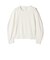 SHIPS Primary Navy Label:〈手洗い可能〉シルク混 レース 襟 プルオーバー