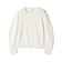 SHIPS Primary Navy Label:〈手洗い可能〉シルク混 レース 襟 プルオーバー