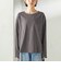〈洗濯機可能〉オーガニックコットン ロング スリーブ TEE