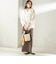 〈手洗い可能〉IMPERIAL LINEN 混 バンドカラー スキッパー シャツ