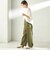 〈手洗い可能〉IMPERIAL LINEN 混 バンドカラー スキッパー シャツ