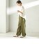 〈手洗い可能〉IMPERIAL LINEN 混 バンドカラー スキッパー シャツ