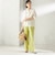 〈手洗い可能〉IMPERIAL LINEN 混 バンドカラー スキッパー シャツ