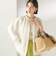〈手洗い可能〉IMPERIAL LINEN 混 バンドカラー スキッパー シャツ