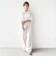 〈手洗い可能〉IMPERIAL LINEN 混 バンドカラー スキッパー シャツ