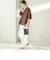 〈手洗い可能〉IMPERIAL LINEN 混 バンドカラー スキッパー シャツ