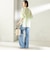 〈手洗い可能〉IMPERIAL LINEN 混 バンドカラー スキッパー シャツ