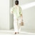 〈手洗い可能〉IMPERIAL LINEN 混 バンドカラー スキッパー シャツ