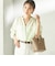 〈手洗い可能〉IMPERIAL LINEN 混 バンドカラー スキッパー シャツ