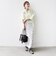 〈手洗い可能〉IMPERIAL LINEN 混 バンドカラー スキッパー シャツ