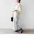 〈手洗い可能〉IMPERIAL LINEN 混 バンドカラー スキッパー シャツ