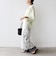 〈手洗い可能〉IMPERIAL LINEN 混 バンドカラー スキッパー シャツ